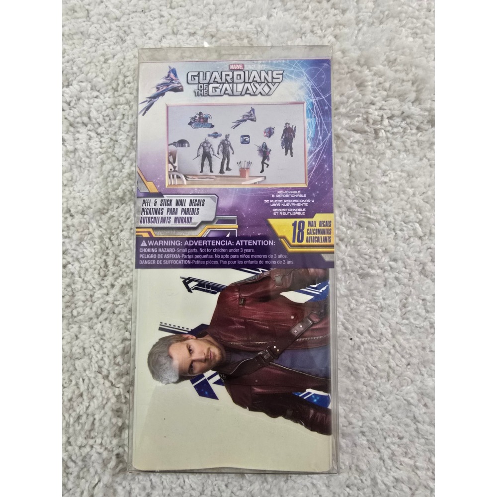 Marvel Guardians of the Galaxy 18pc Peel & Stick Wall Decals RMK2587SCS NEW